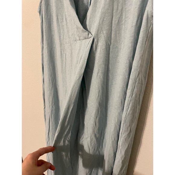 Soft Surroundings Light Blue Sleeveless Casual Midi Dress Linen Blend Size Small - Picture 4 of 7